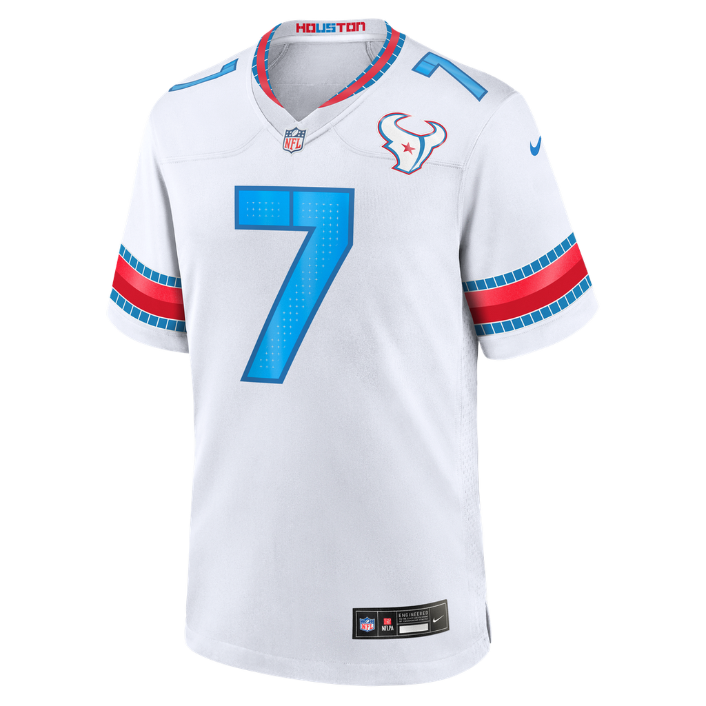 Houston Texans C.J. Stroud White 2026 Rivalries Collection Game Jersey