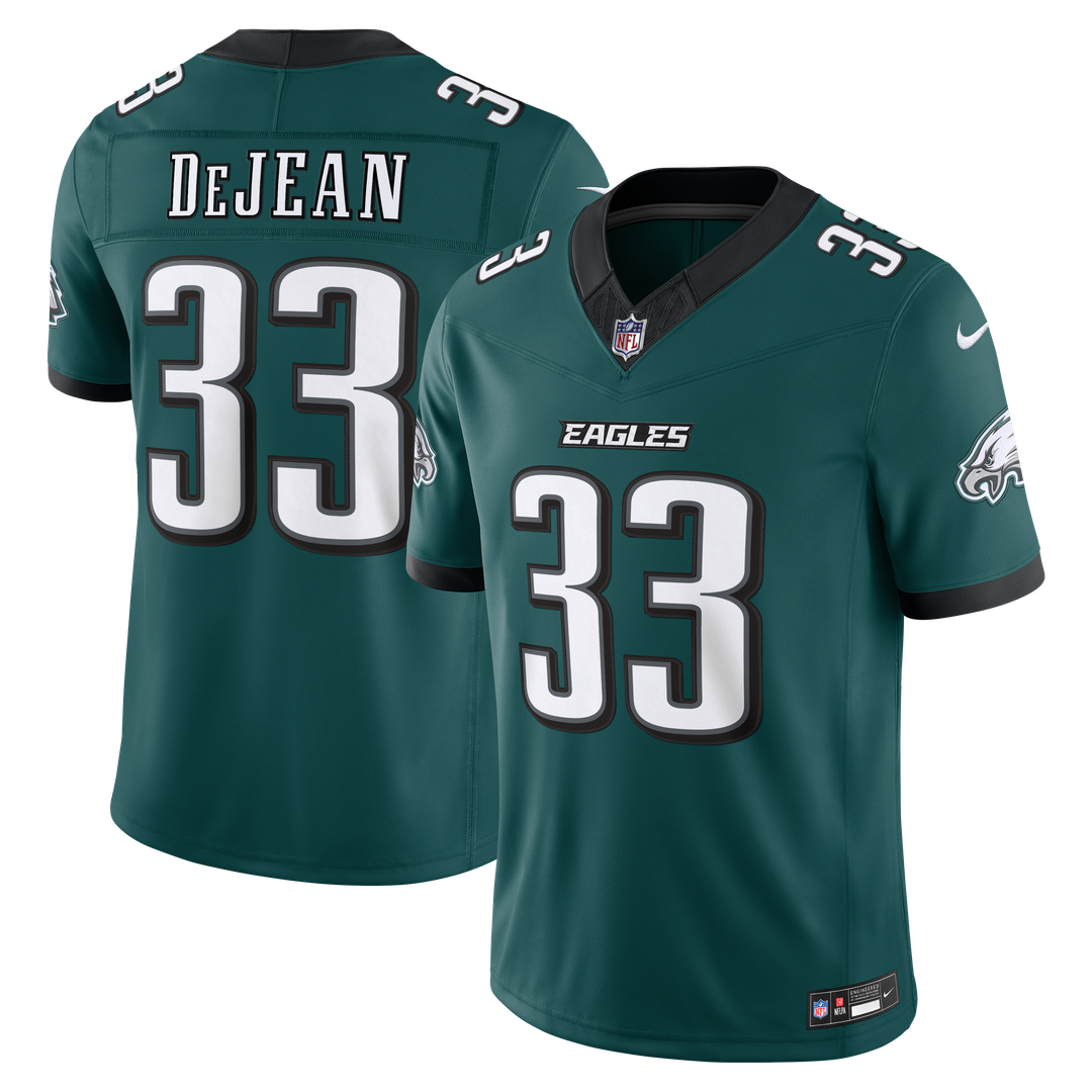 Philadelphia Eagles Cooper DeJean White Vapor F.U.S.E. Stitched Limited Jersey