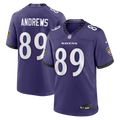 Baltimore Ravens Mark Andrews Purple Team Game Jersey