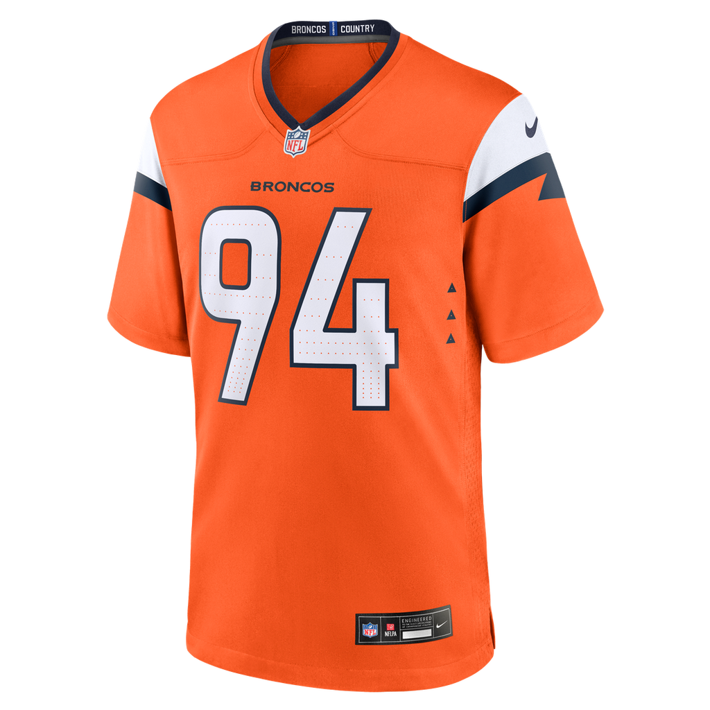 Denver Broncos Jordan Jackson Orange Team Game Jersey