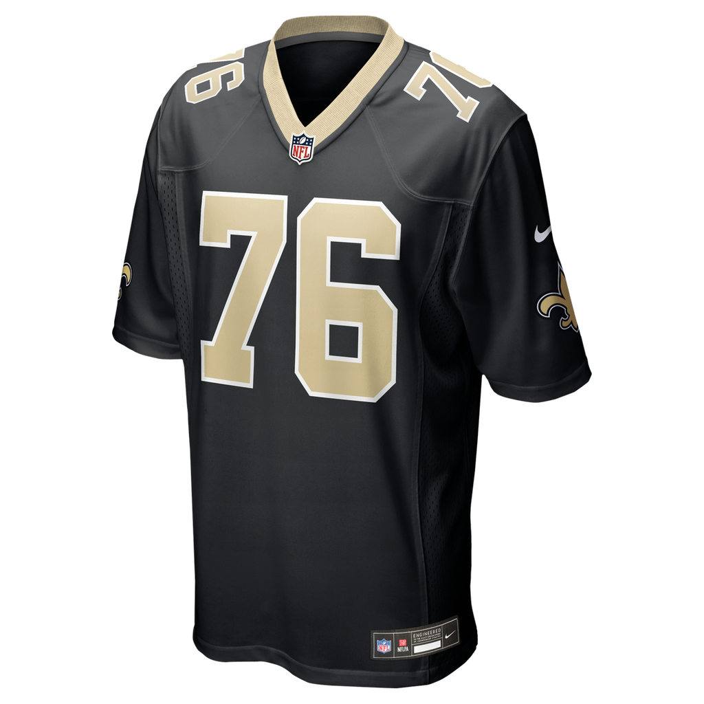 New Orleans Saints David Edwards Black Team Game Jersey