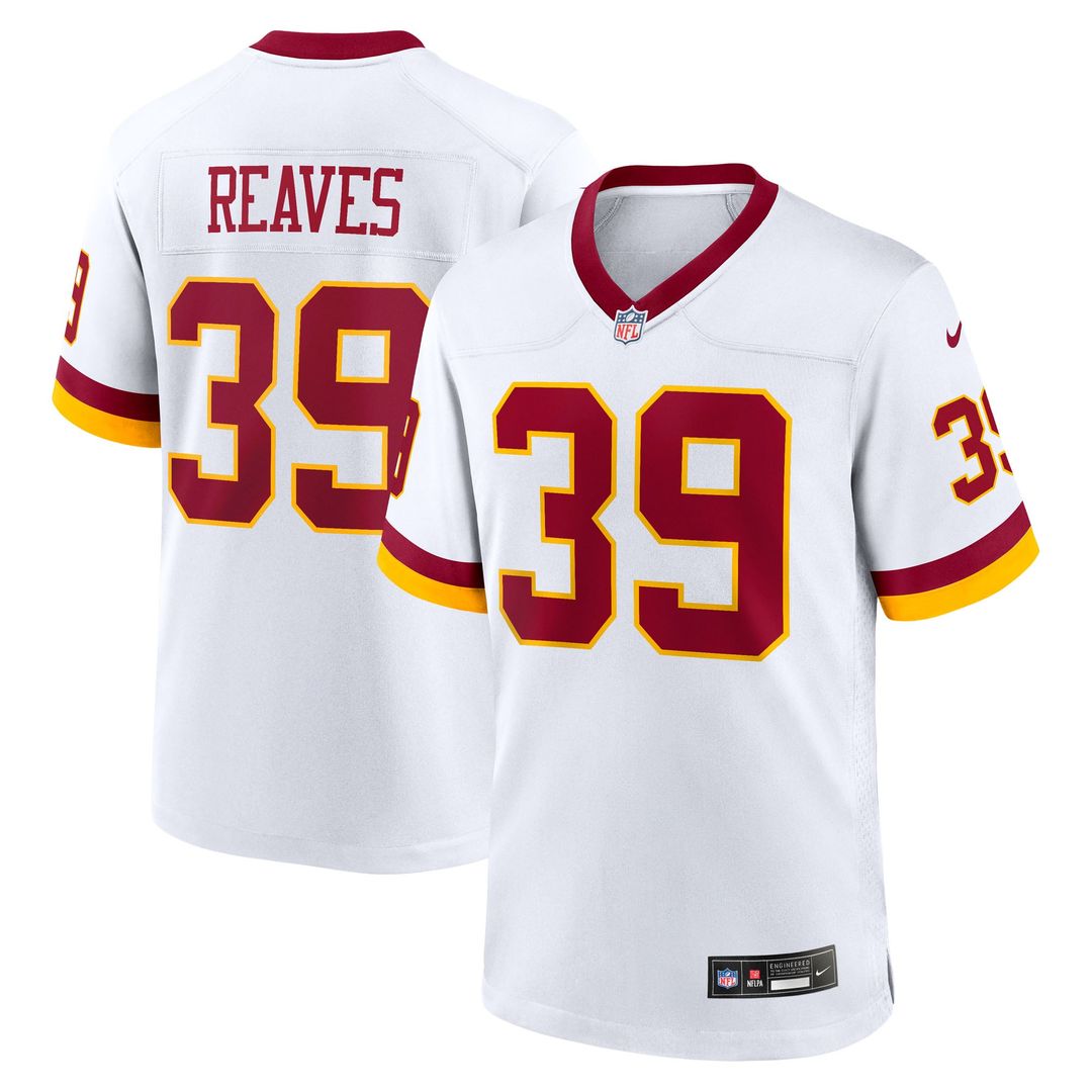 Washington Commanders Jeremy Reaves Black Hail Raiser Alternate Game Jersey