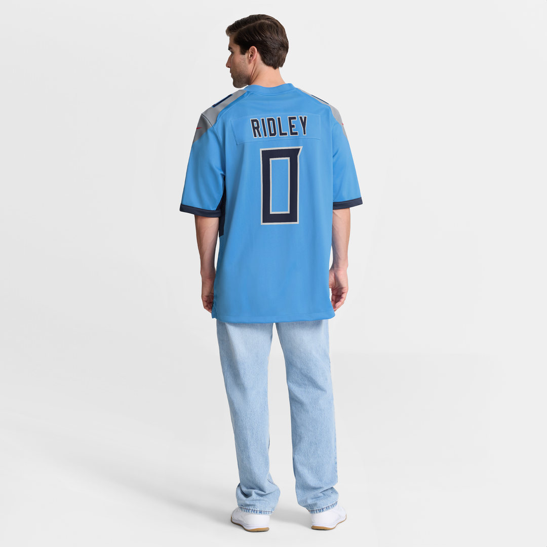 Tennessee Titans Calvin Ridley Navy Game Player Jersey