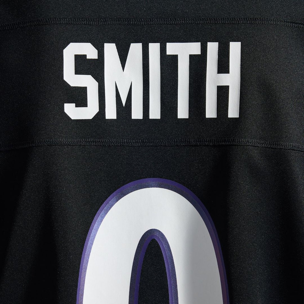 Baltimore Ravens Roquan Smith Black Alternate Game Jersey
