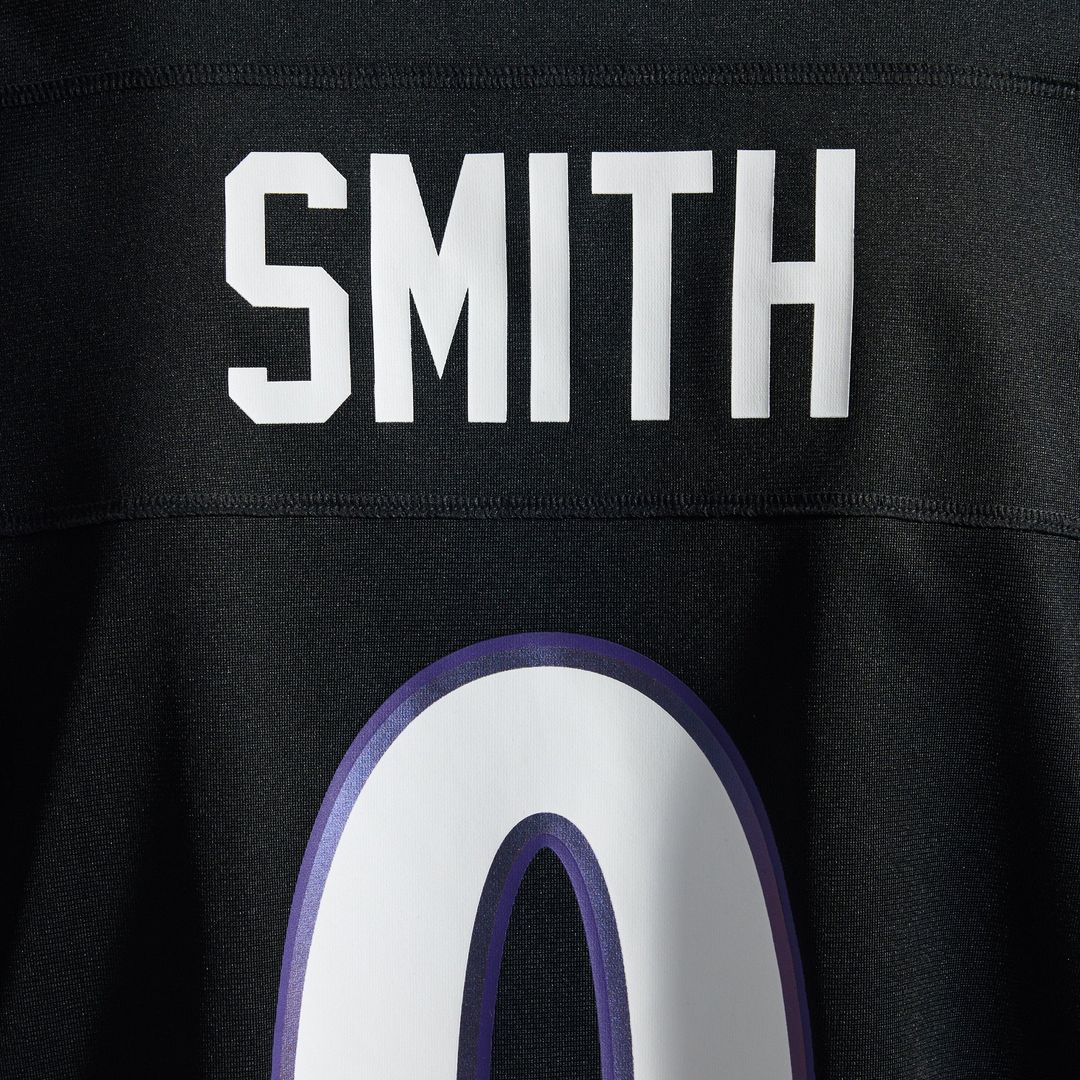 Baltimore Ravens Roquan Smith Black Alternate Game Jersey