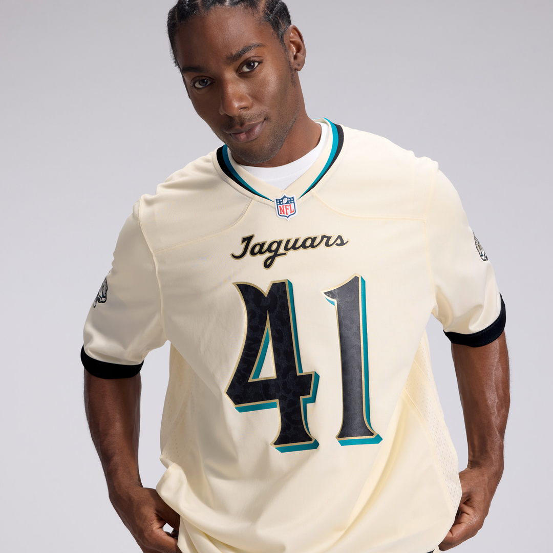 Jacksonville Jaguars Josh Hines-Allen Natural 2026 Rivalries Collection Game Jersey