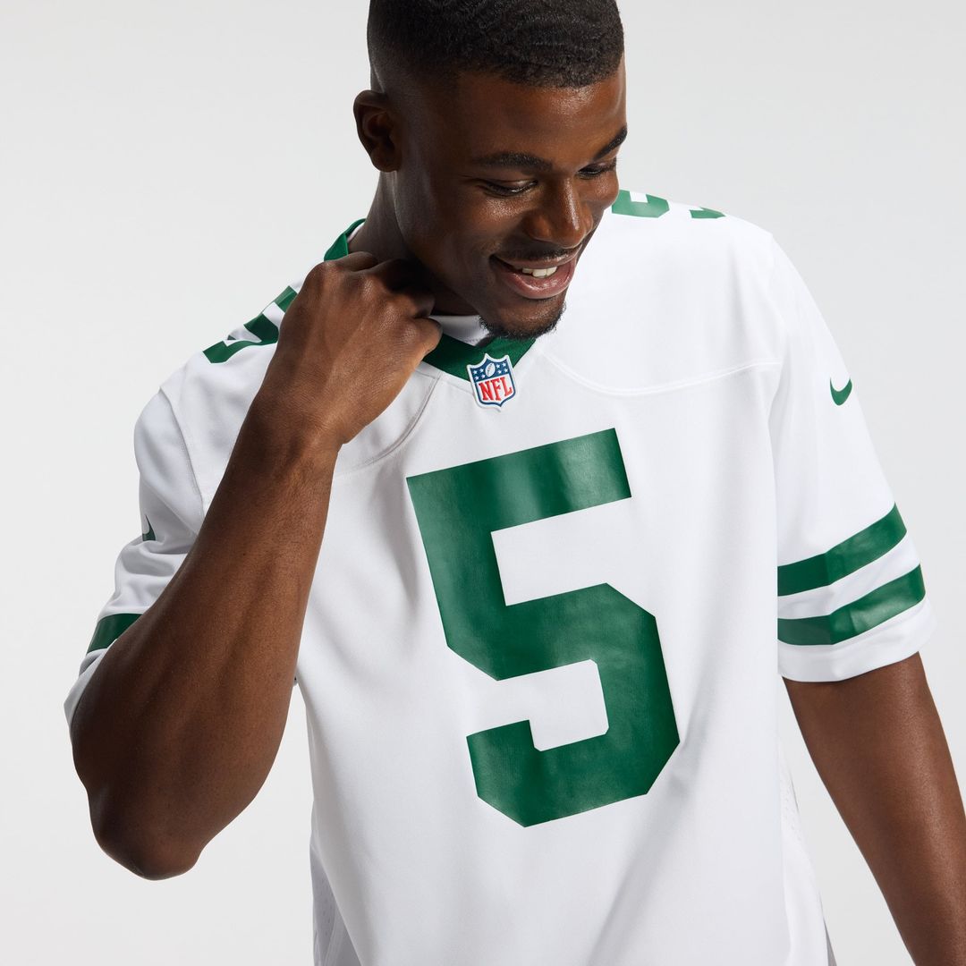 New York Jets Garrett Wilson Legacy Black Alternate Game Jersey