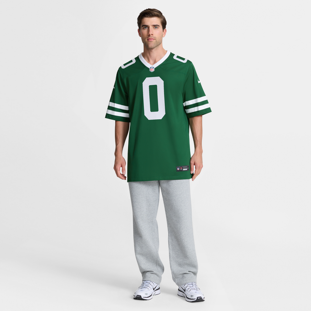 New York Jets Braelon Allen Legacy Green Game Jersey