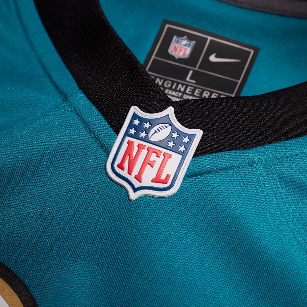 Jacksonville Jaguars Foye Oluokun Teal Prowler Throwback Player Game Jersey