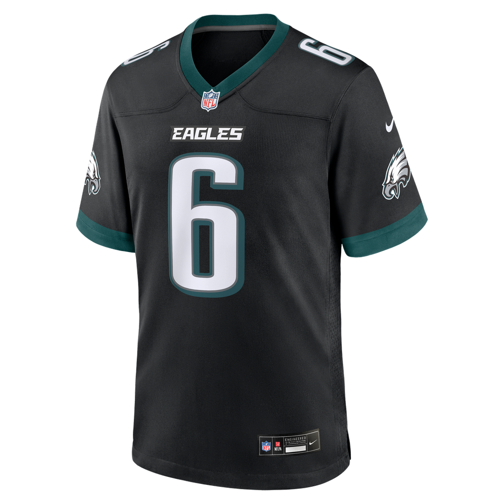 Philadelphia Eagles DeVonta Smith White Game Jersey