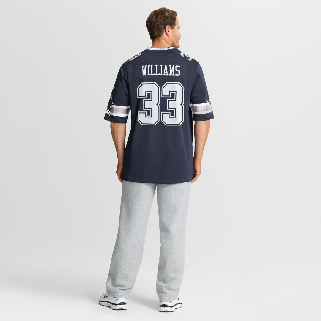 Dallas Cowboys Javonte Williams Navy Team Game Jersey