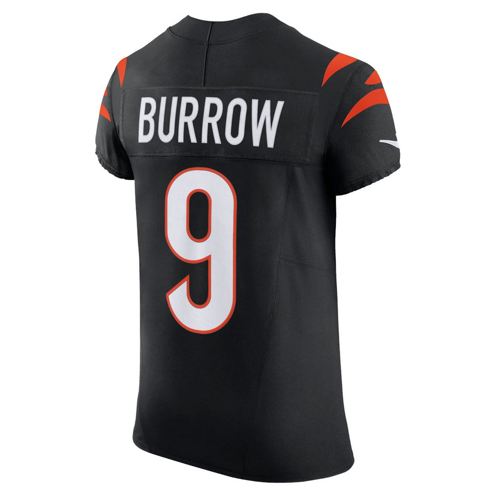 Cincinnati Bengals Joe Burrow Black Team Vapor F.U.S.E. Elite Jersey