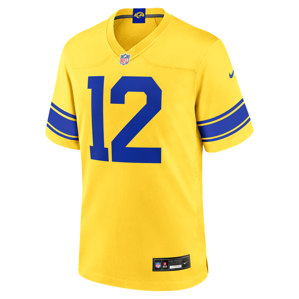 Los Angeles Rams Puka Nacua White White Game Player Jersey