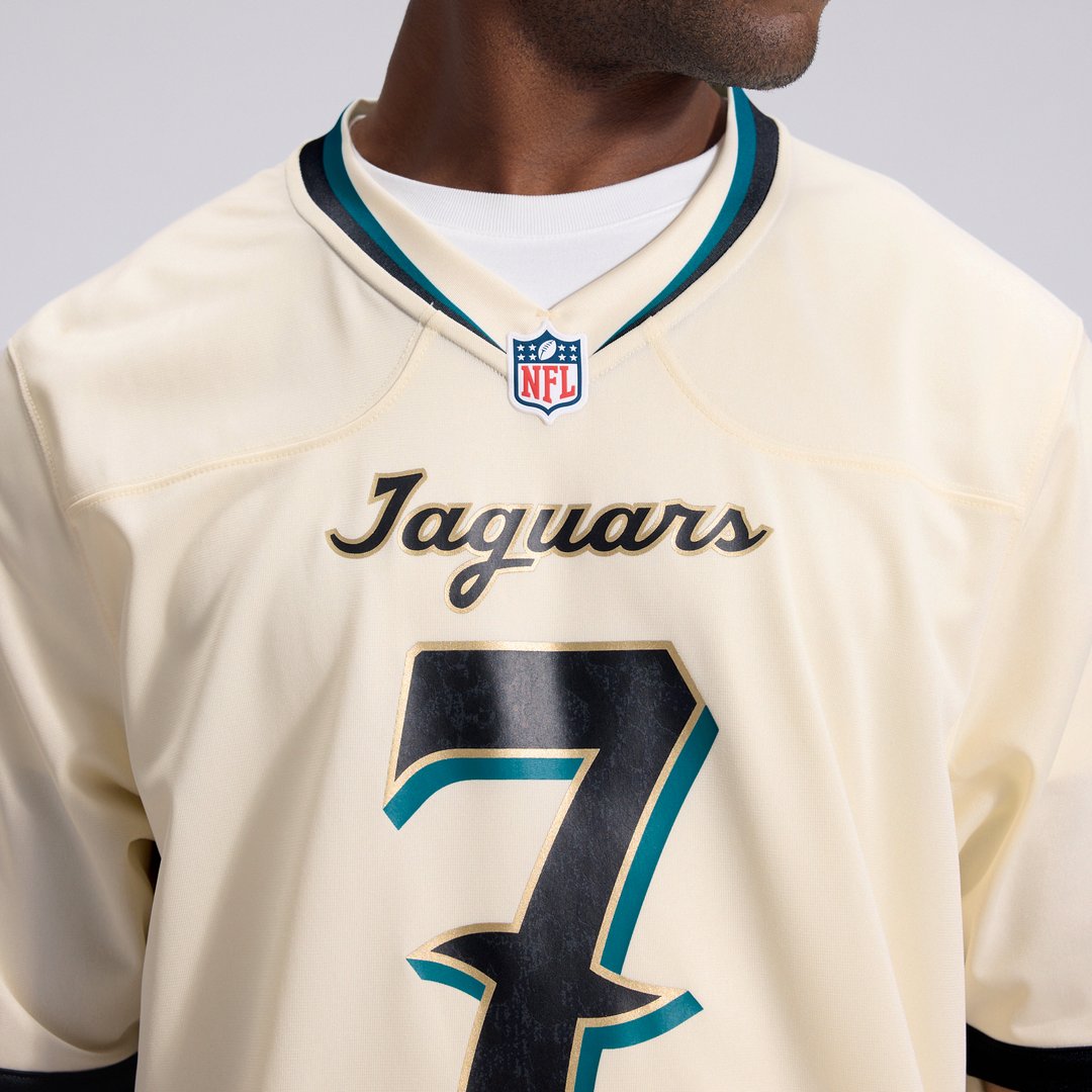 Jacksonville Jaguars Brian Thomas Jr. Natural 2026 Rivalries Collection Game Jersey