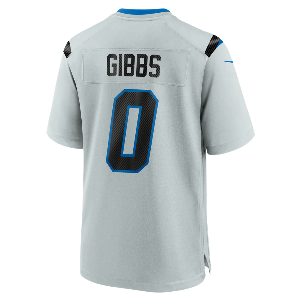 Detroit Lions Jahmyr Gibbs Silver 2026 Rivalries Collection Game Jersey