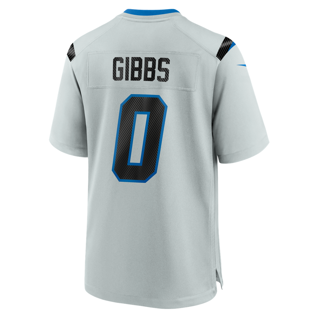 Detroit Lions Jahmyr Gibbs Silver 2026 Rivalries Collection Game Jersey