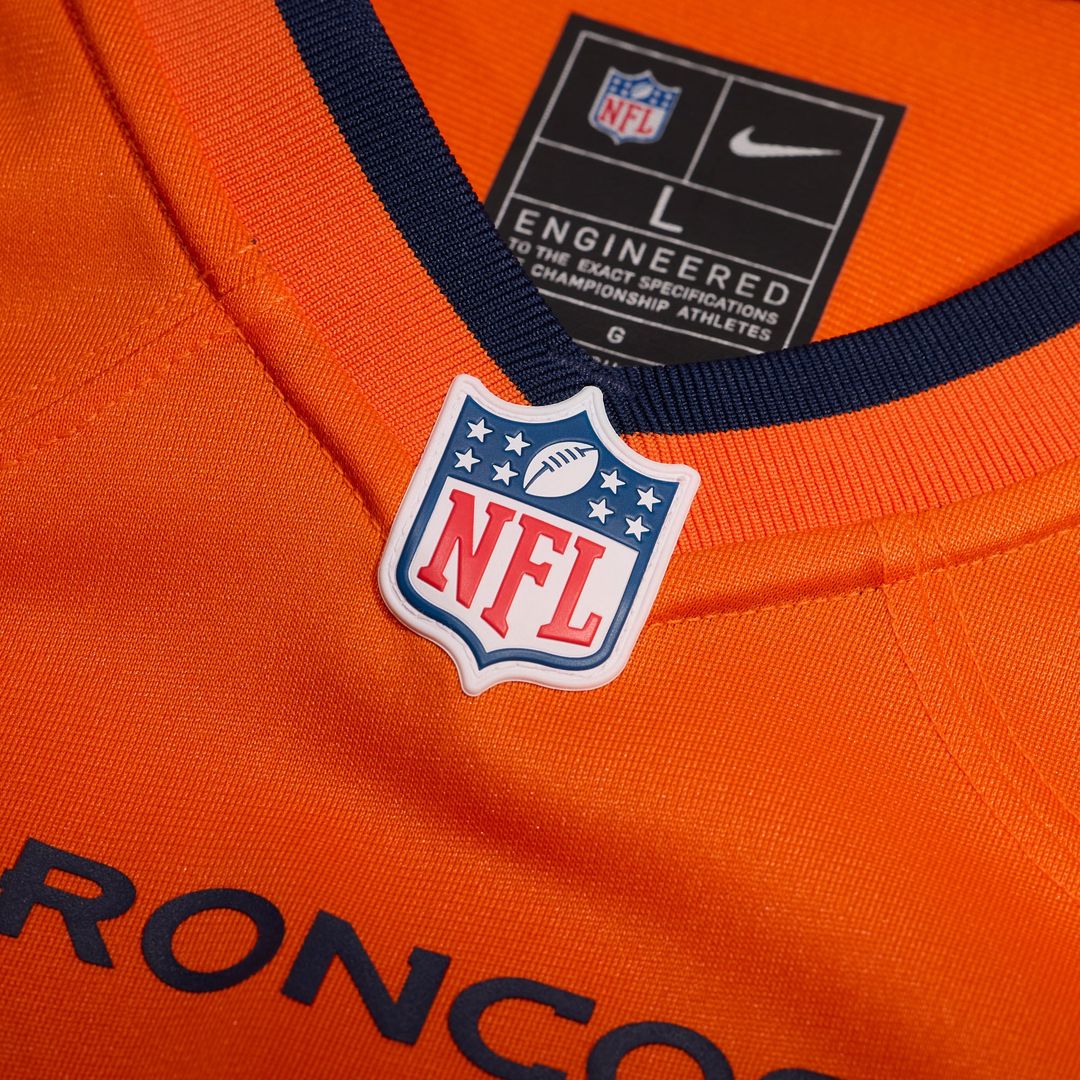 Denver Broncos Kris Abrams-Draine Orange Team Game Jersey