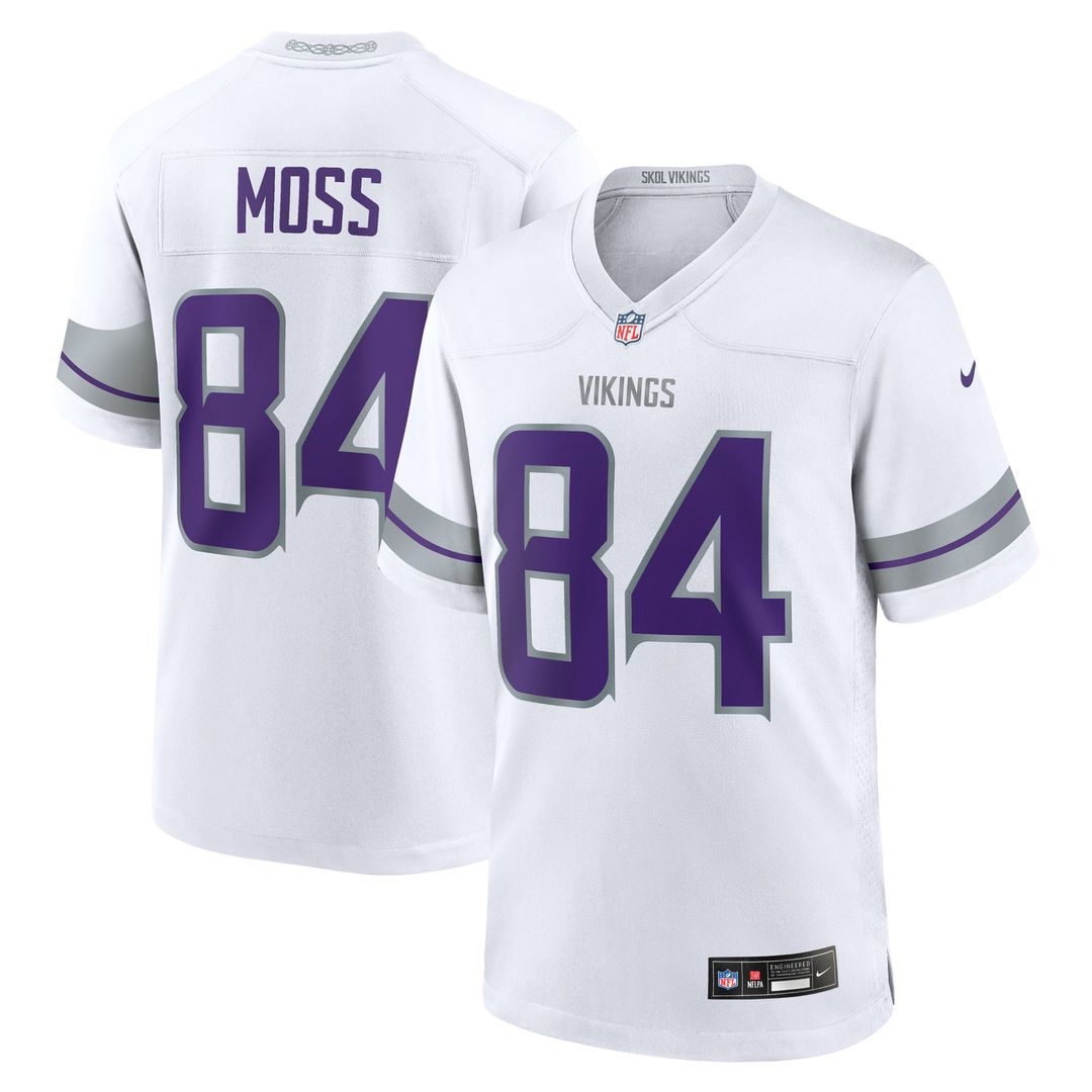 Minnesota Vikings Randy Moss Purple Classic Retired Player Game Jersey
