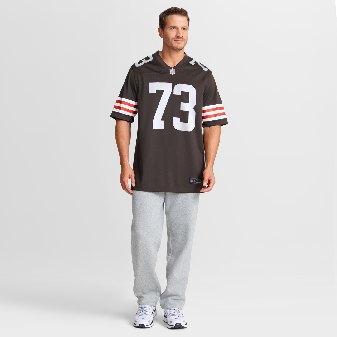 Cleveland Browns Joe Thomas Brown Retired Game Player Jersey