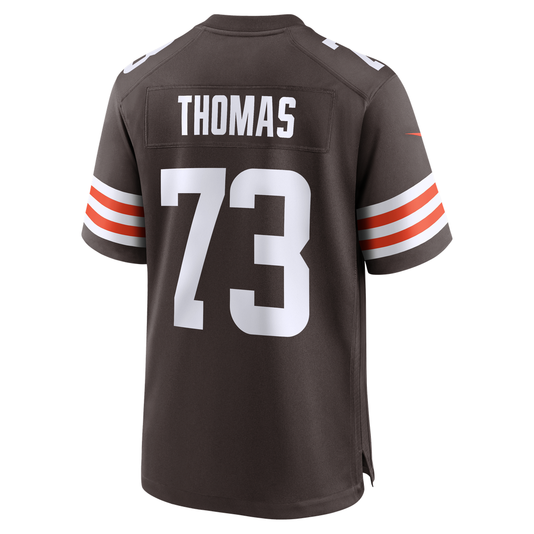 Cleveland Browns Joe Thomas Brown Retired Game Player Jersey