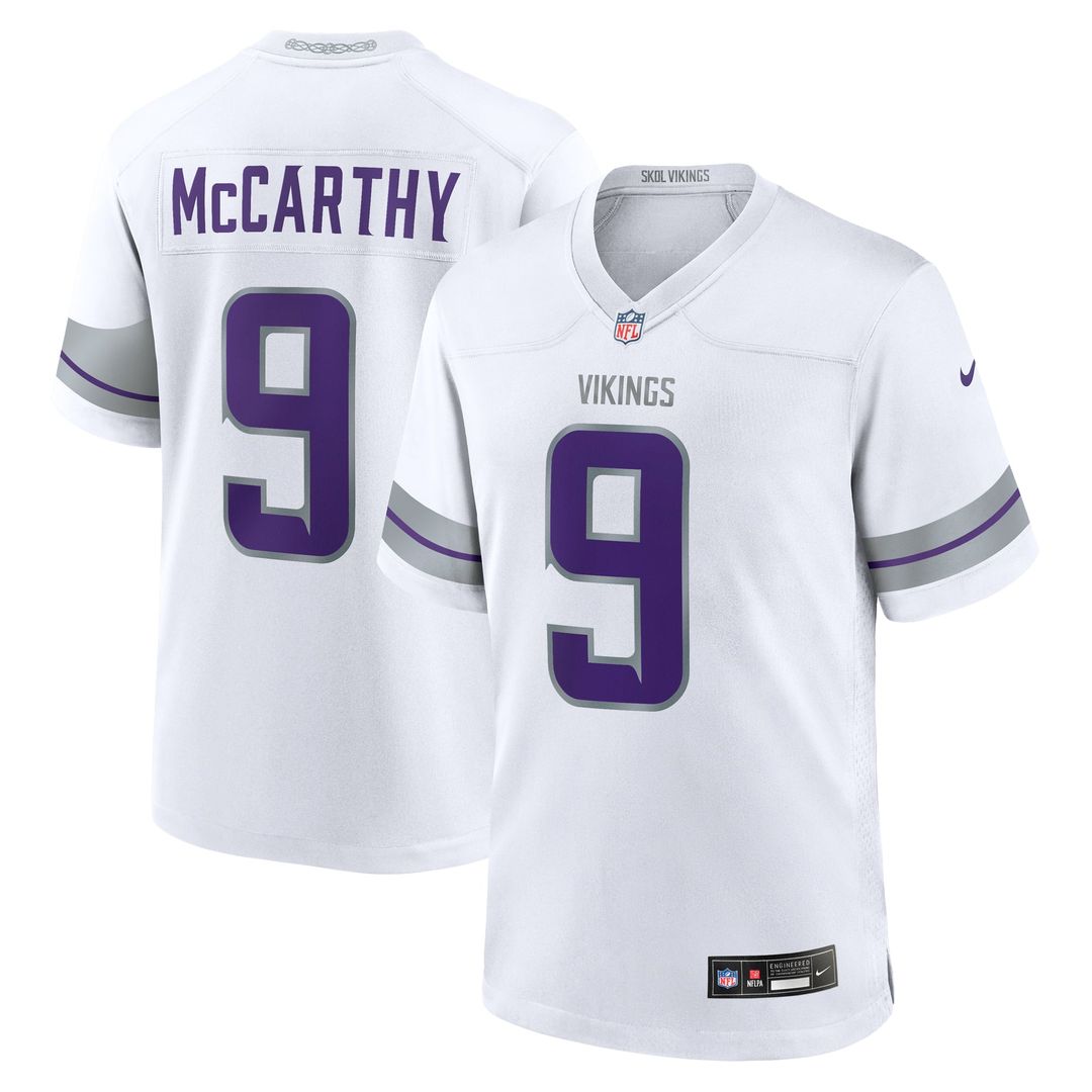 Minnesota Vikings J.J. McCarthy Purple Player Game Jersey