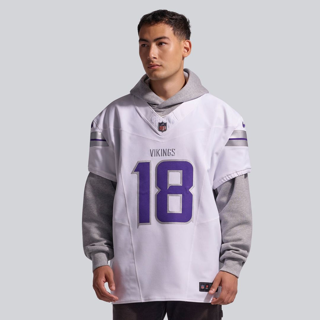 Minnesota Vikings Justin Jefferson White Alternate Vapor F.U.S.E. Elite Player Jersey