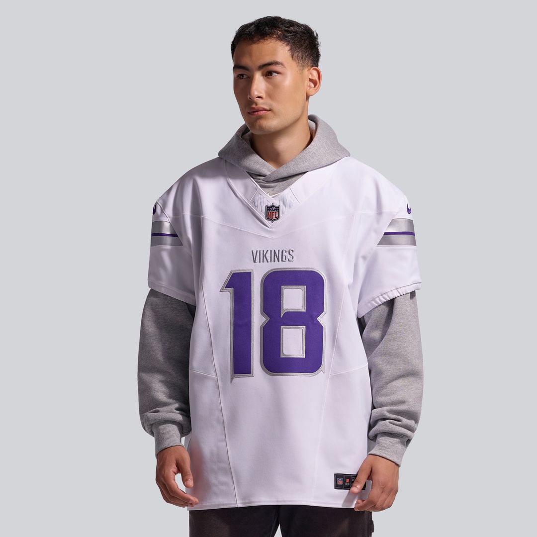 Minnesota Vikings Justin Jefferson White Alternate Vapor F.U.S.E. Elite Player Jersey