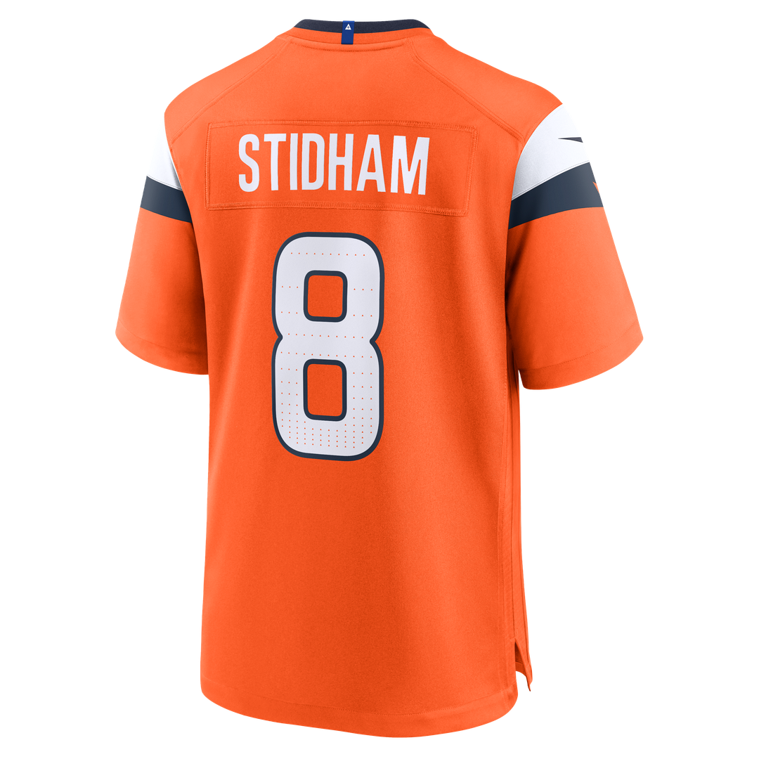 Denver Broncos Jarrett Stidham Orange Team Game Jersey