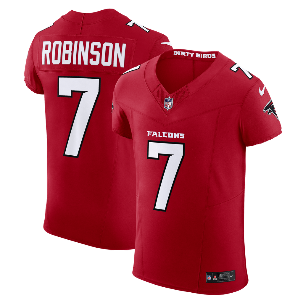 Atlanta Falcons Bijan Robinson Red Team Vapor F.U.S.E. Elite Jersey
