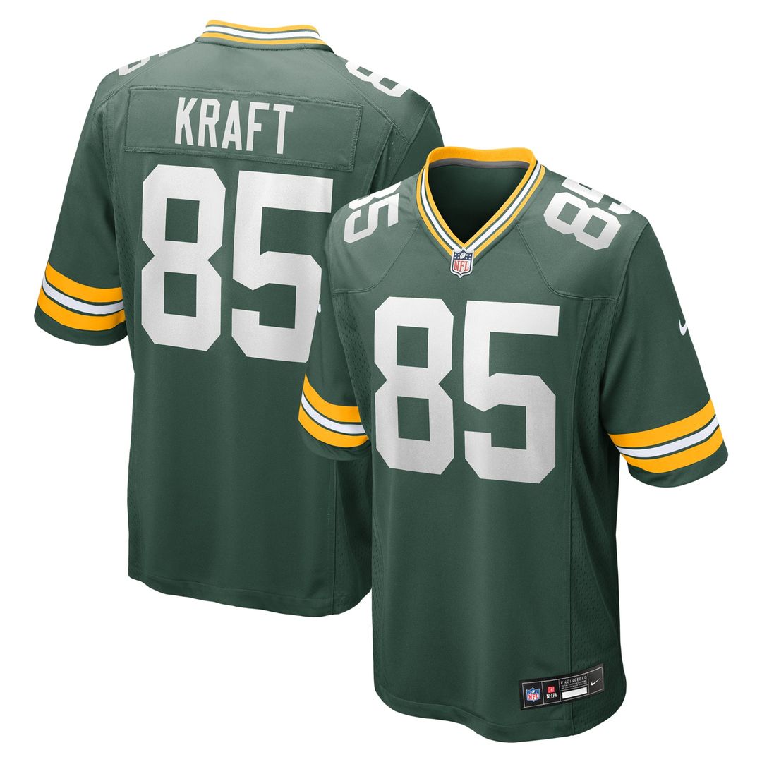 Green Bay Packers Tucker Kraft Navy Alternate Game Jersey