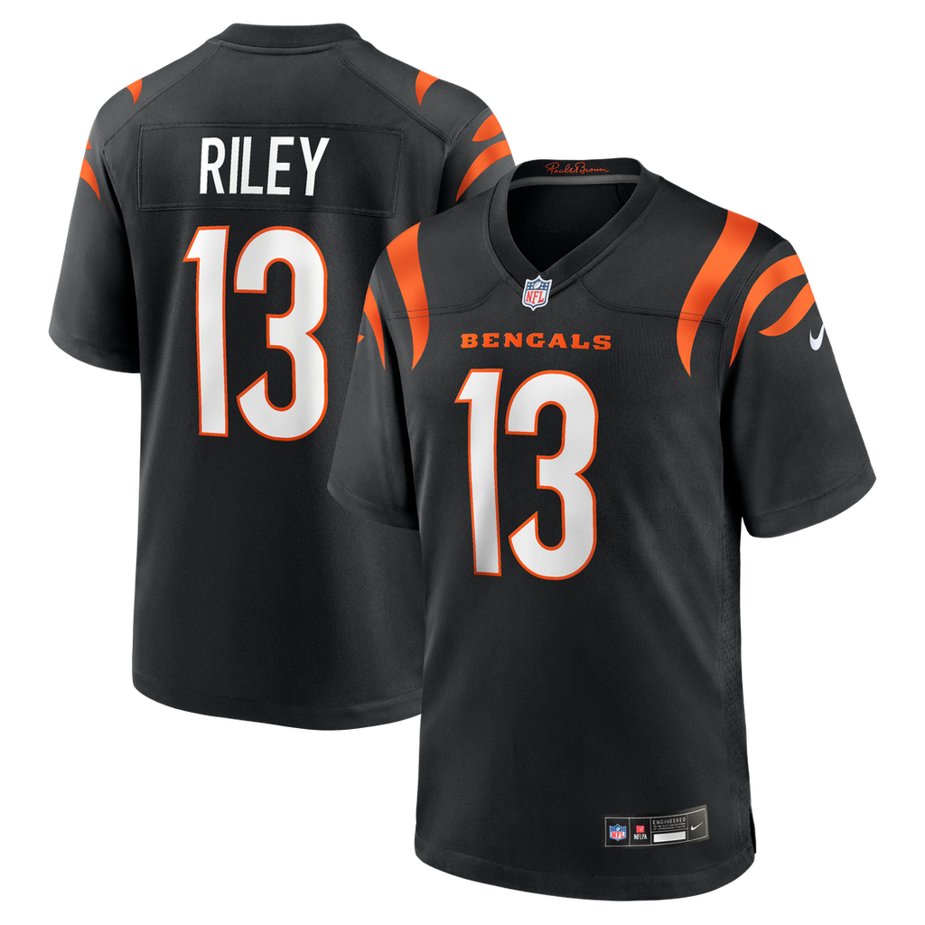 Cincinnati Bengals Ken Riley Black Retired Player Game Jersey