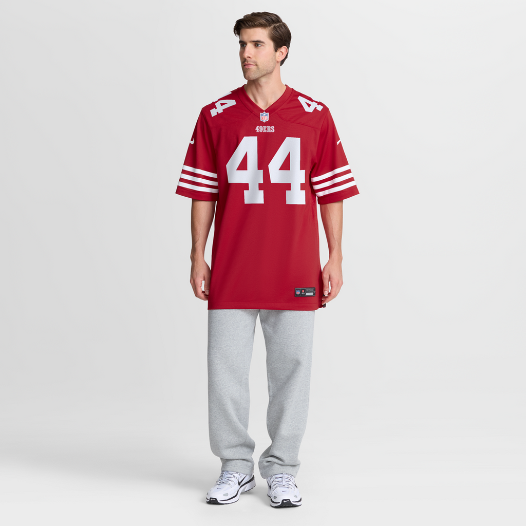 San Francisco 49ers Kyle Juszczyk Scarlet Player Game Jersey