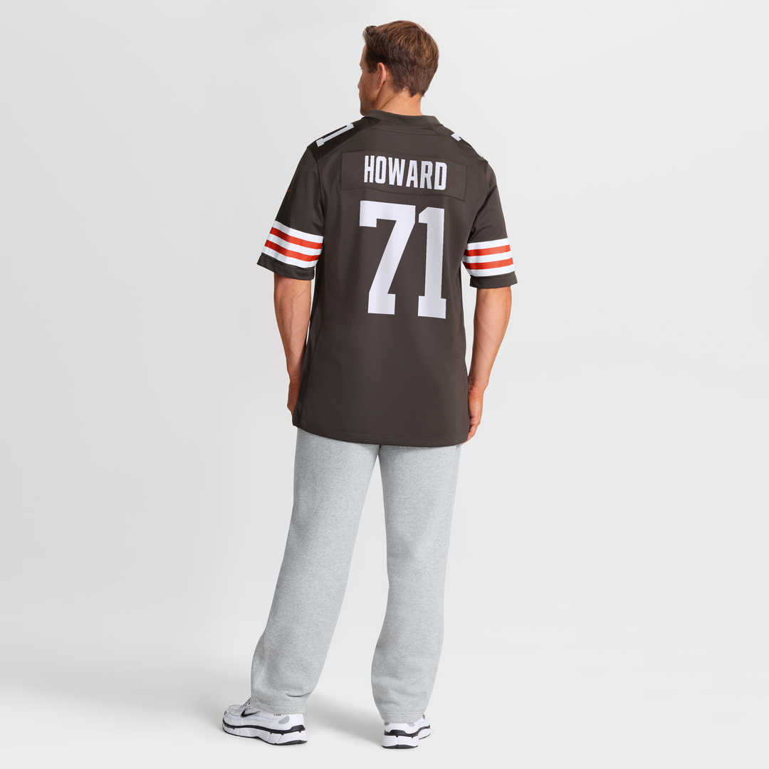 Cleveland Browns Tytus Howard Brown Team Game Jersey