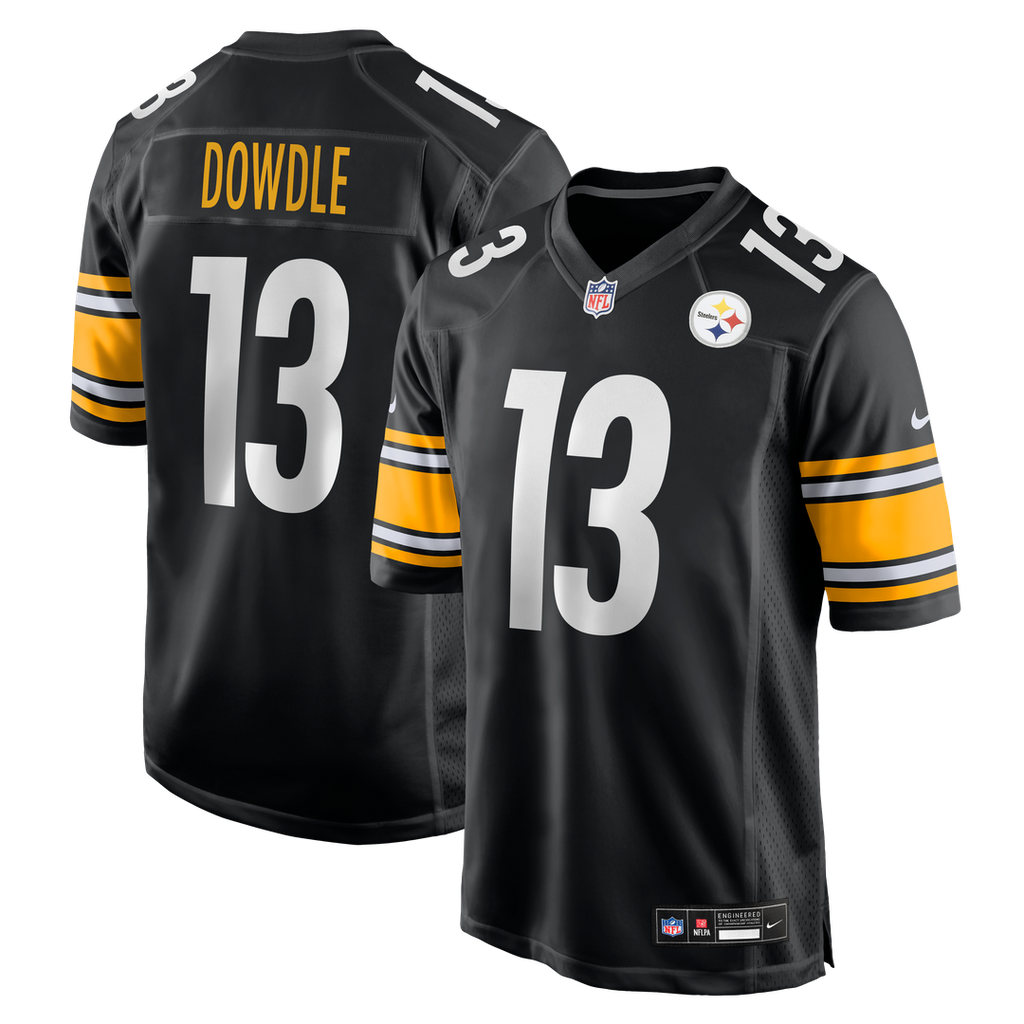 Pittsburgh Steelers Rico Dowdle Black Game Jersey