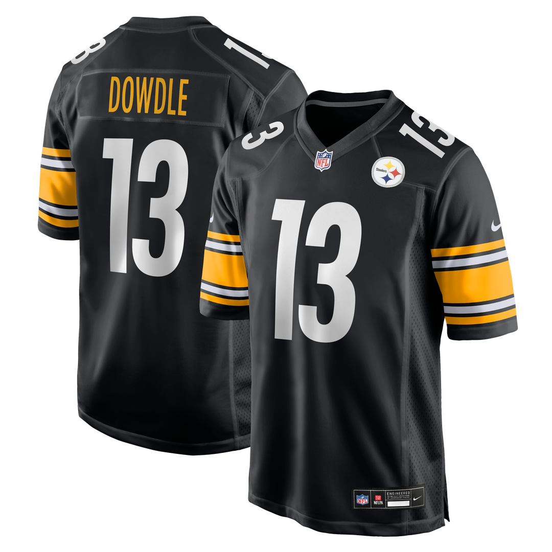 Pittsburgh Steelers Rico Dowdle Black Game Jersey