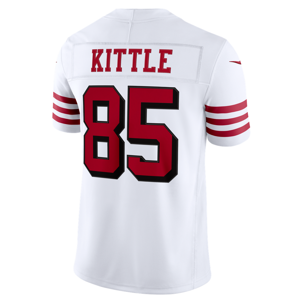 San Francisco 49ers George Kittle Scarlet Team Vapor F.U.S.E. Stitched Limited Jersey