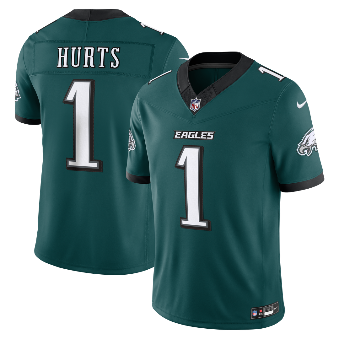 Philadelphia Eagles Jalen Hurts Kelly Green Alternate Vapor F.U.S.E. Stitched Limited Jersey