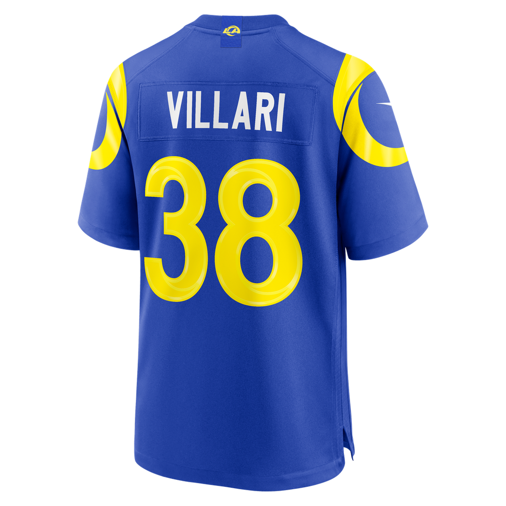 Los Angeles Rams Dan Villari Royal Game Jersey