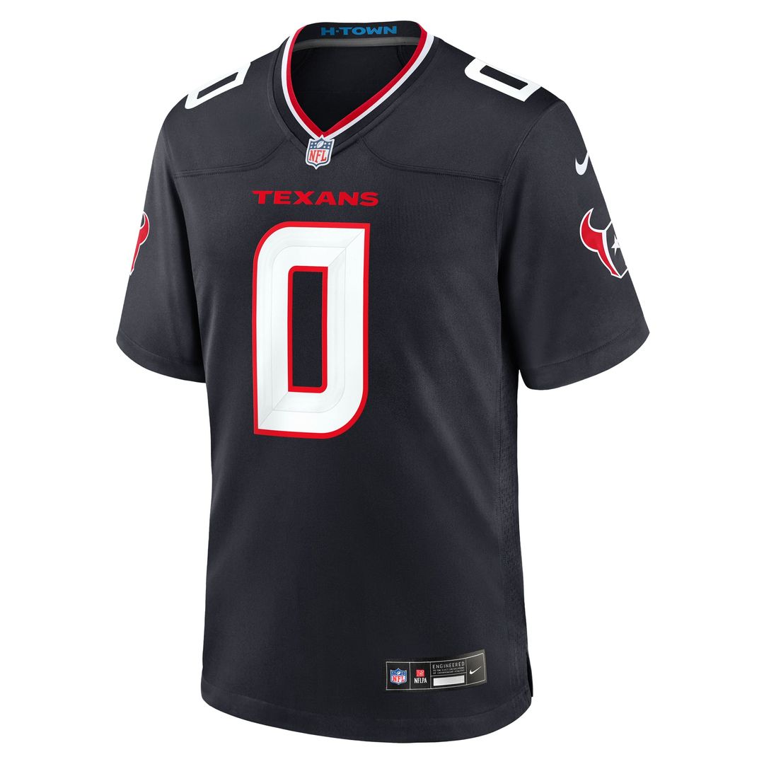 Houston Texans Azeez Al-Shaair Red Alternate Game Jersey