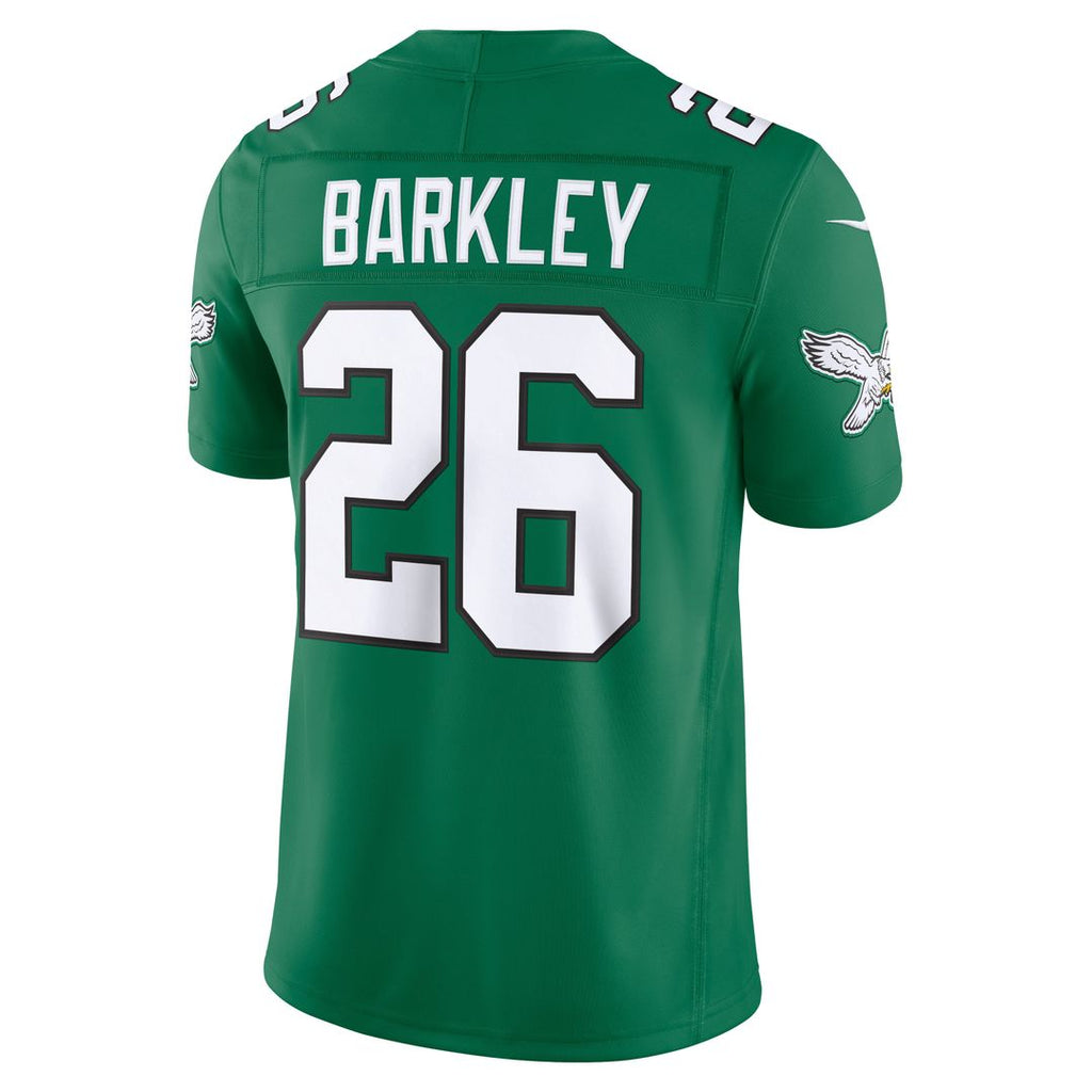 Philadelphia Eagles Saquon Barkley Black Alternate Vapor F.U.S.E. Stitched Limited Jersey
