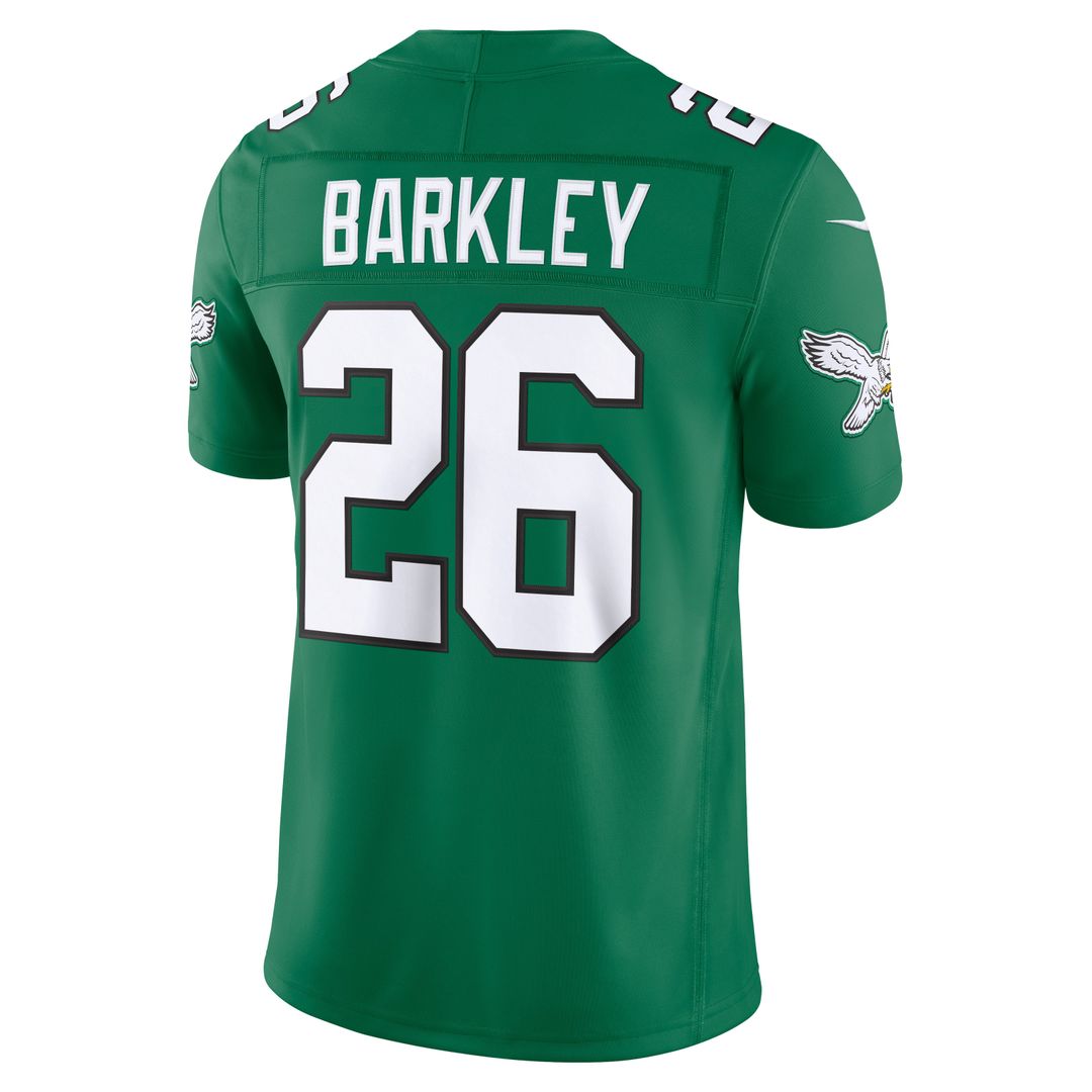 Philadelphia Eagles Saquon Barkley Black Alternate Vapor F.U.S.E. Stitched Limited Jersey