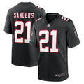 Atlanta Falcons Deion Sanders Black Retired Player Alternate Game Jersey