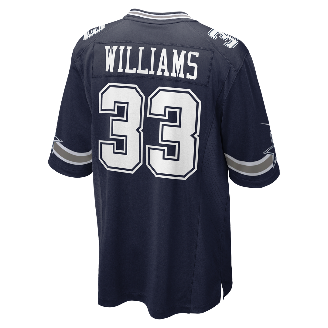Dallas Cowboys Javonte Williams Navy Team Game Jersey