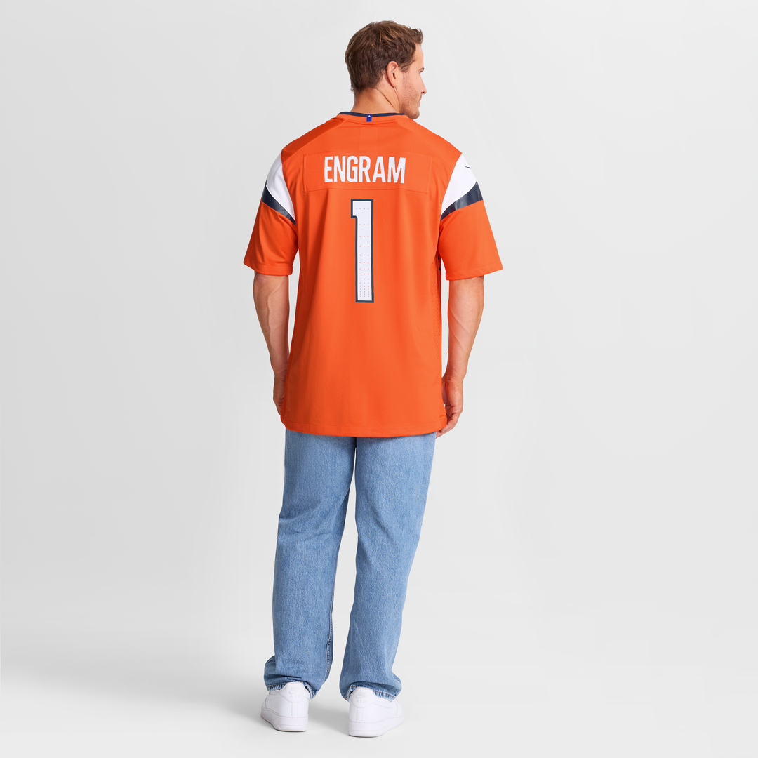 Denver Broncos Evan Engram Orange Team Game Jersey