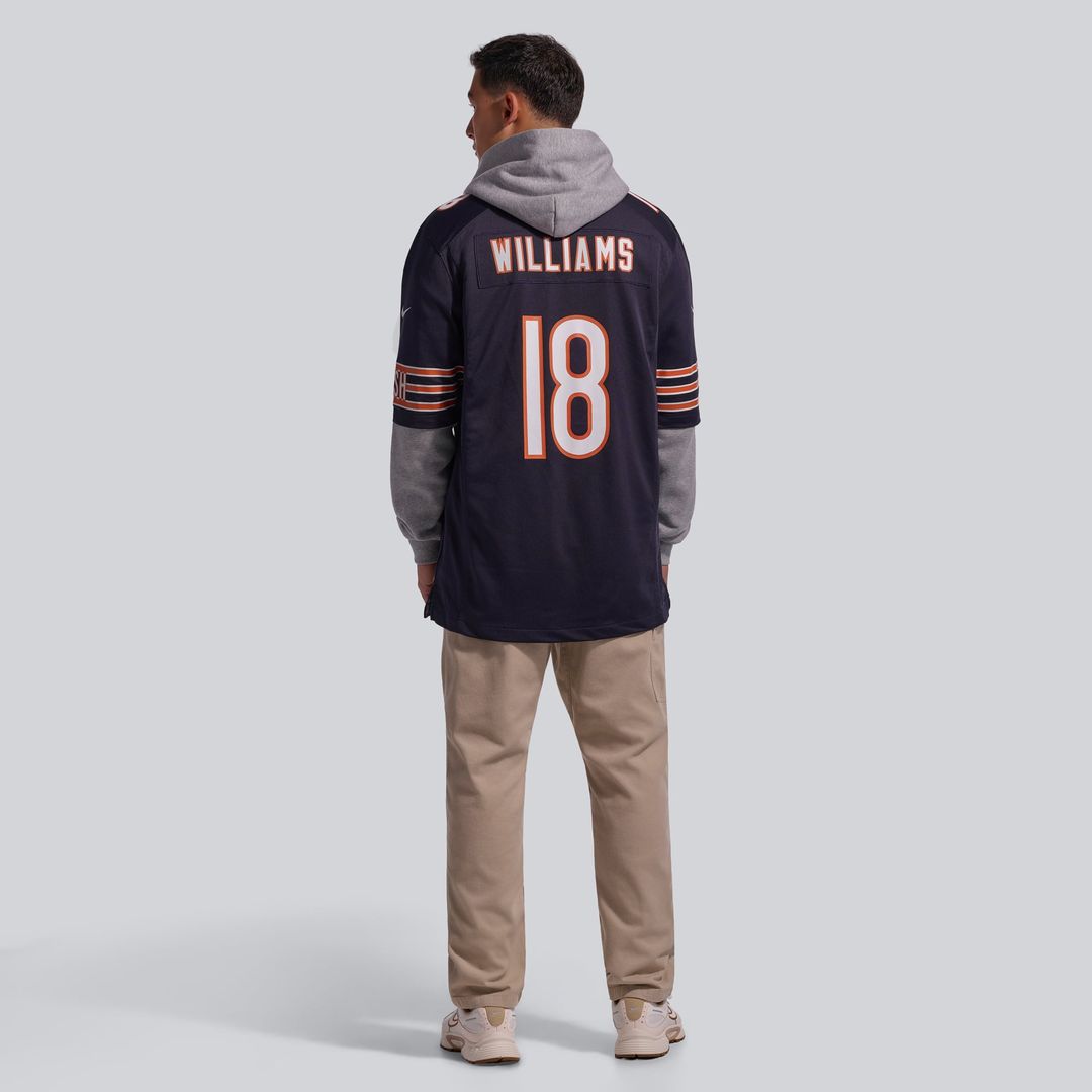 Chicago Bears Caleb Williams Navy Player Game Jersey