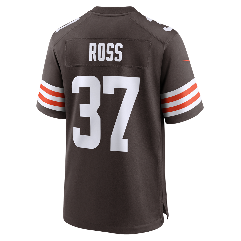 Cleveland Browns D'Angelo Ross Brown Team Game Jersey