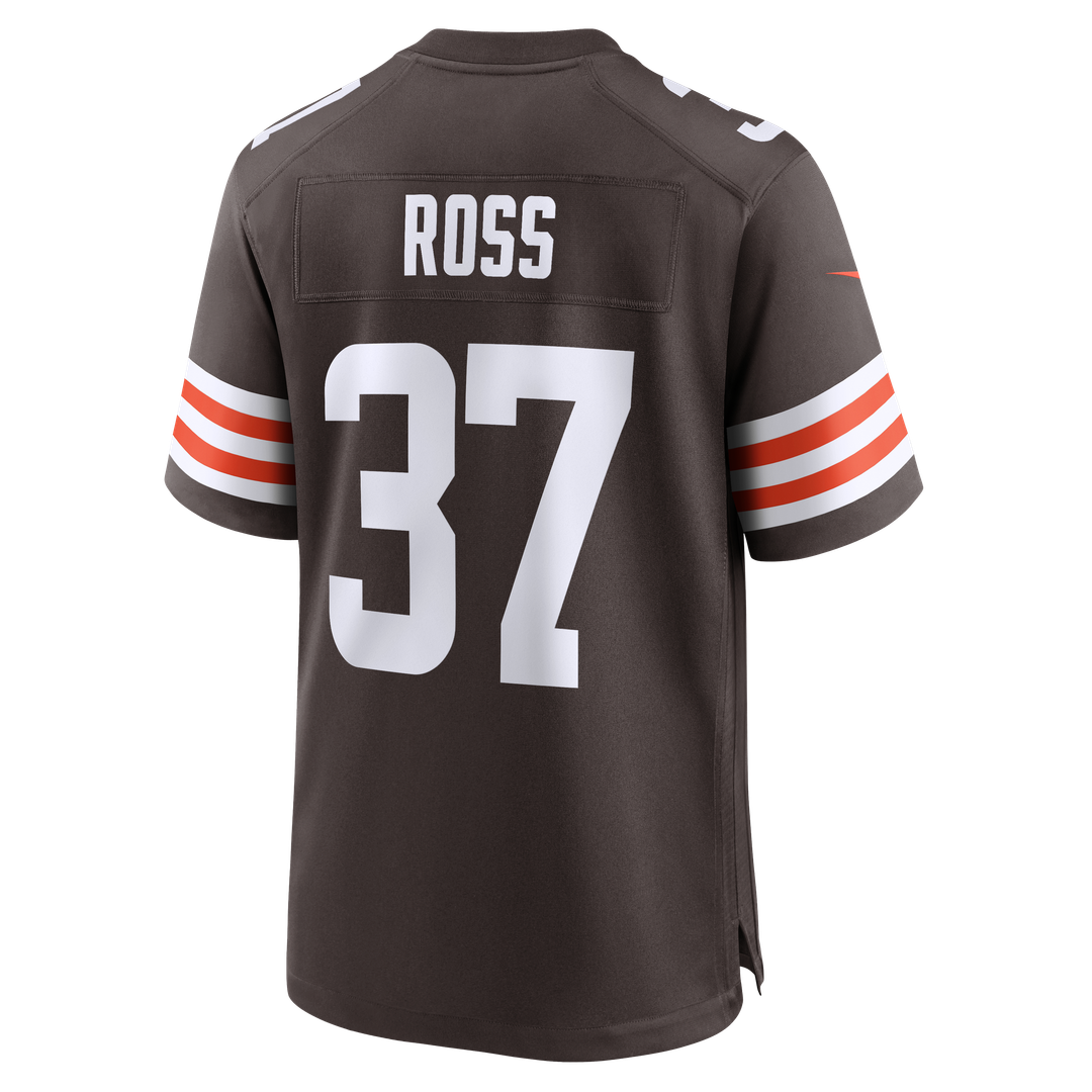 Cleveland Browns D'Angelo Ross Brown Team Game Jersey