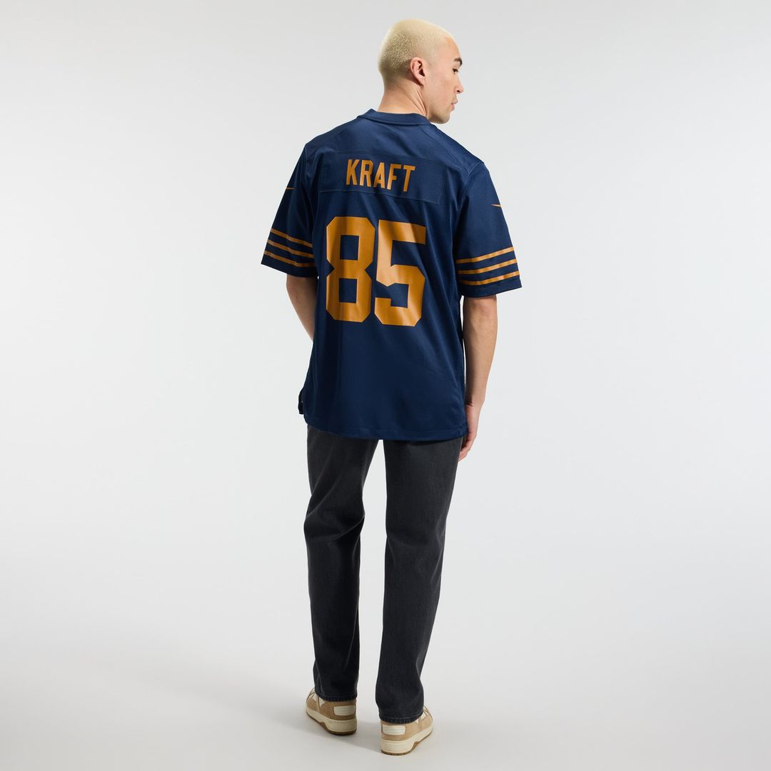 Green Bay Packers Tucker Kraft Navy Alternate Game Jersey