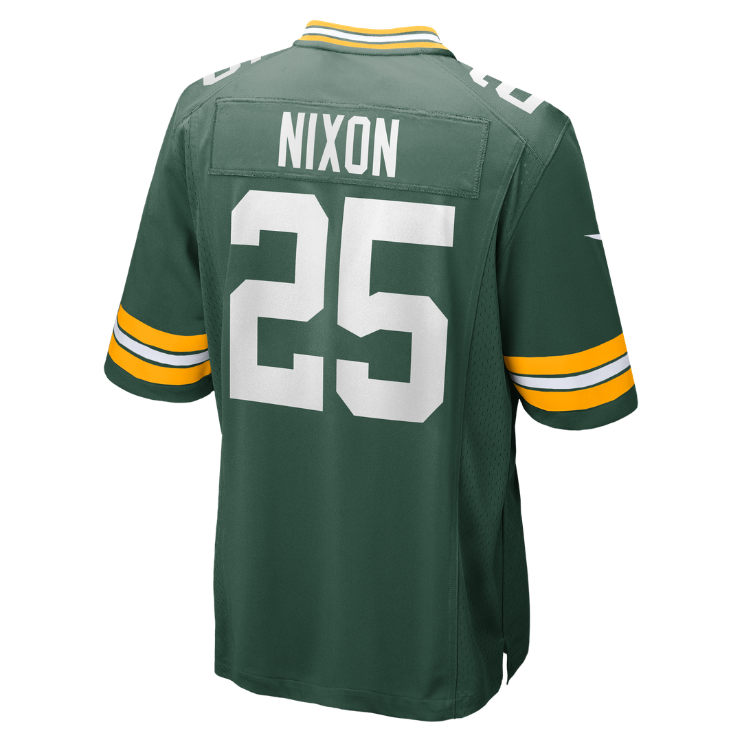 Green Bay Packers Keisean Nixon Green Game Player Jersey