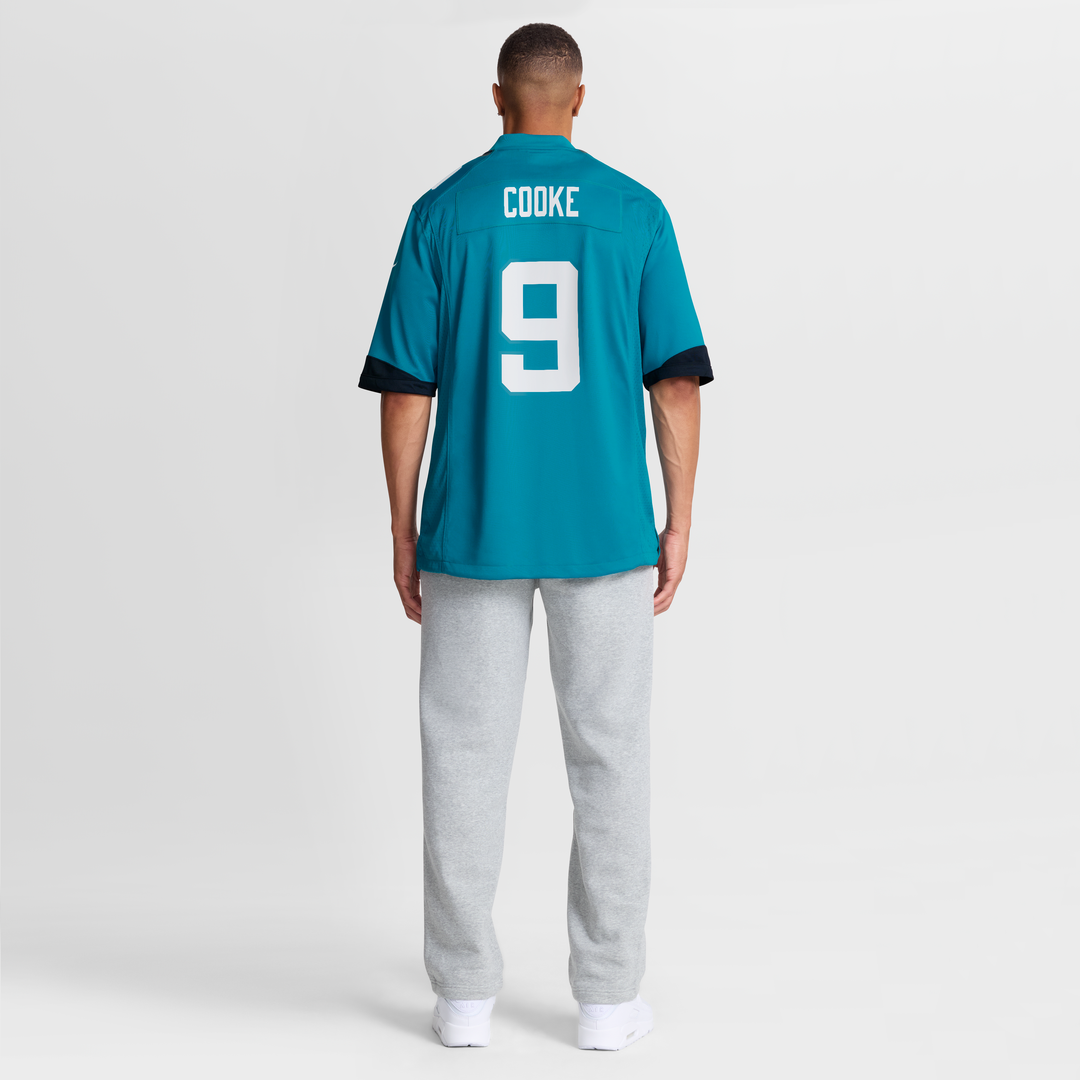Jacksonville Jaguars Logan Cooke Teal Game Jersey